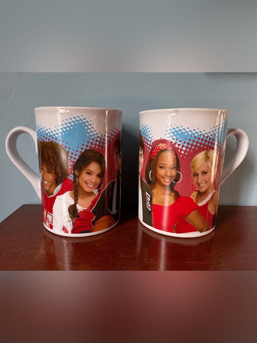 Disney High School Musical Mugs Set Of 2 2008 Coffee Mugs